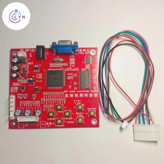 Kafegonzel - Arcade Game Video Converter Board RGB / CGA / EGA to VGA - Ready Stok