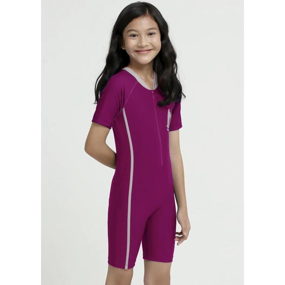 Baju renang anak nautical purple lee vierra