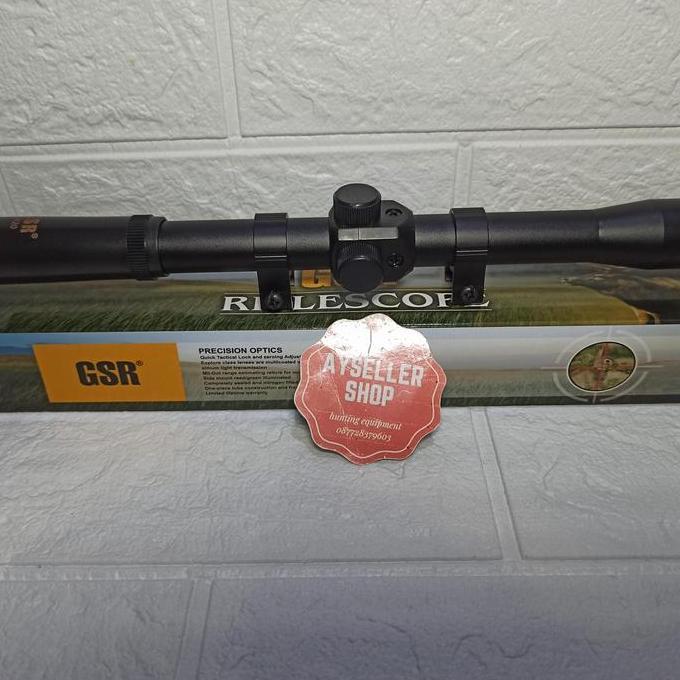 Teleskop Gsr 4X20 Jernih Telescope Gsr Riflescope Gsr Kualitas Terbaik Harga Termurah