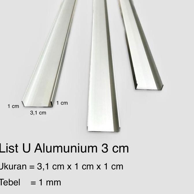 Allo- Lis U Alumunium Silver / Lis U Alumunium