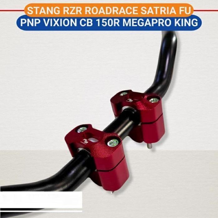 Cr Stang Rzr + Raiser Stang Cnc Cb150R Satria Fu Vixion Sonic Universal Original Dan Terpercaya