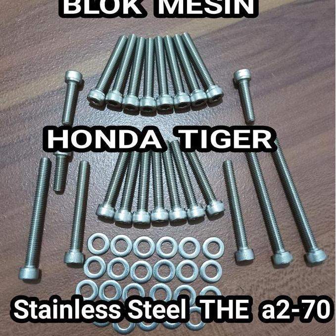 Dnabig- Baut Blok Tiger Baut L Set Stainless