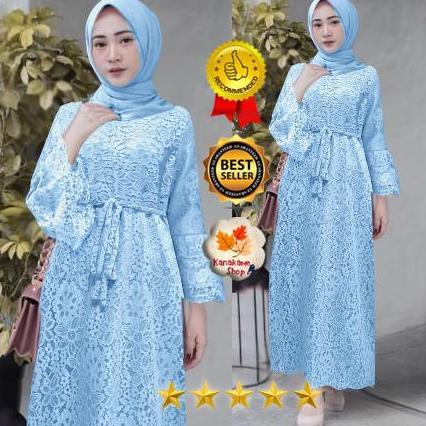 Sale Gamis Muslim Yasina Gamis Brukat Premium Warna Lainnya