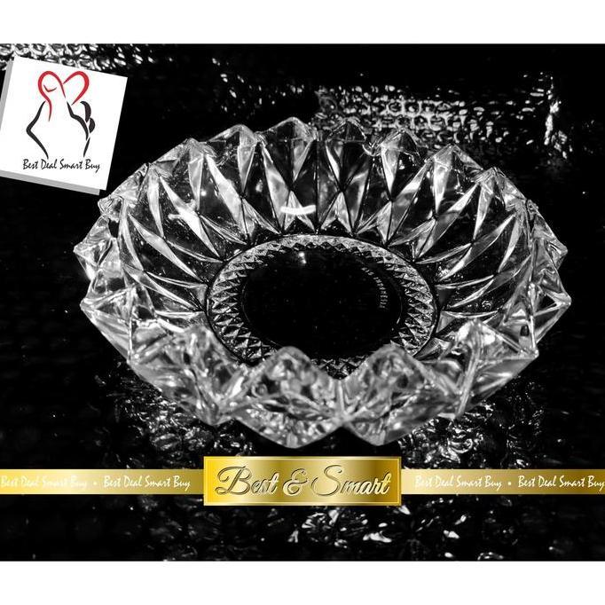 Clapix- Asbak Beling Kaca Kristal At1551 Kedaung / Asbak Beling Ukuran Besar