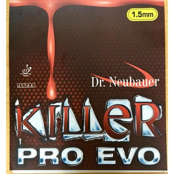Karet Bat Tenis Meja Dr. Neubauer Killer Pro Evo Bintik Pendek
