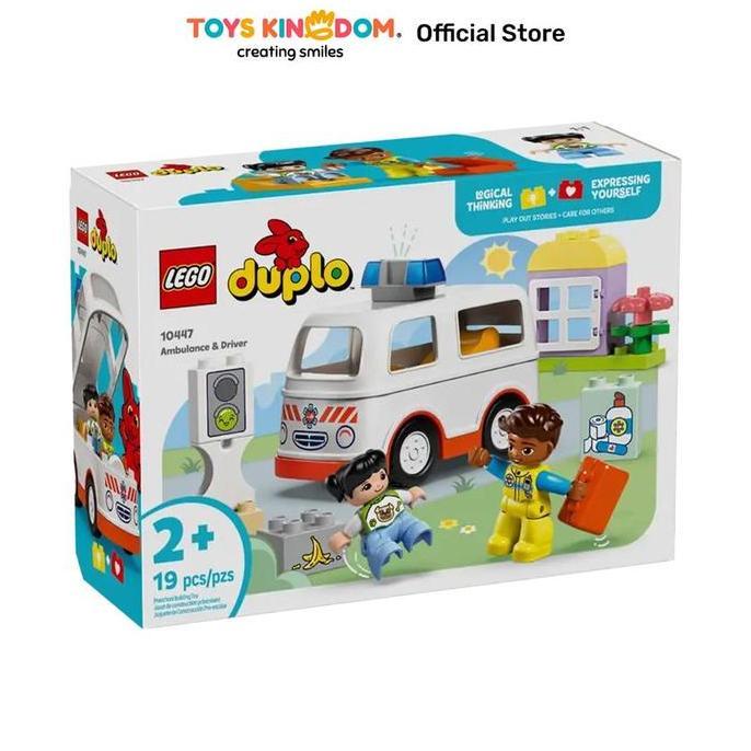 LEGO DUPLO AMBULANCE & DRIVER SET 19 PCS 10447 - MIX