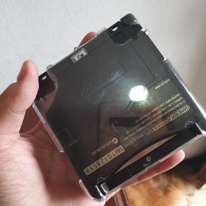 Consolflip- Crystal Case Mika Nintendo Gameboy Advance Sp Gba Sp Casing Bening Gba