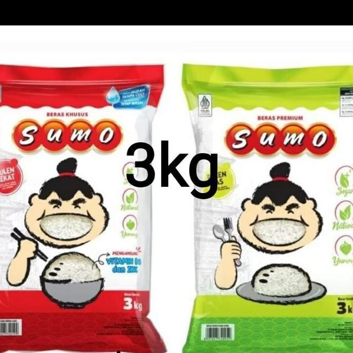 Beras Sumo 3kg| Beras premium 3 kg