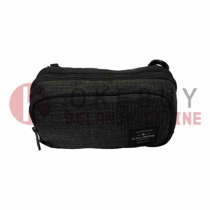 TERMURAH - Kalibre Tas Selempang Hp Kalibre 920799 340 Smartphone Case Hitam dengan 3 Kompartment Zi