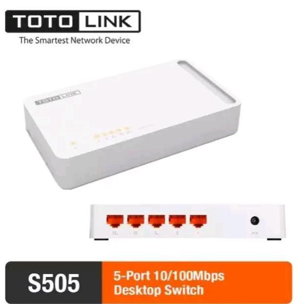 HARGA DISC - TOTOLINK S505 (8PIN FULL) Material Mewah BISA POE SEJENIS S105 / TL-SF1005D / LS1005 SF