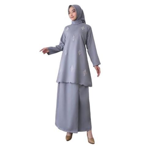 Murah Baju Kurung Melayu Wanita Bordir Bahan Katun Toyobo Fodu