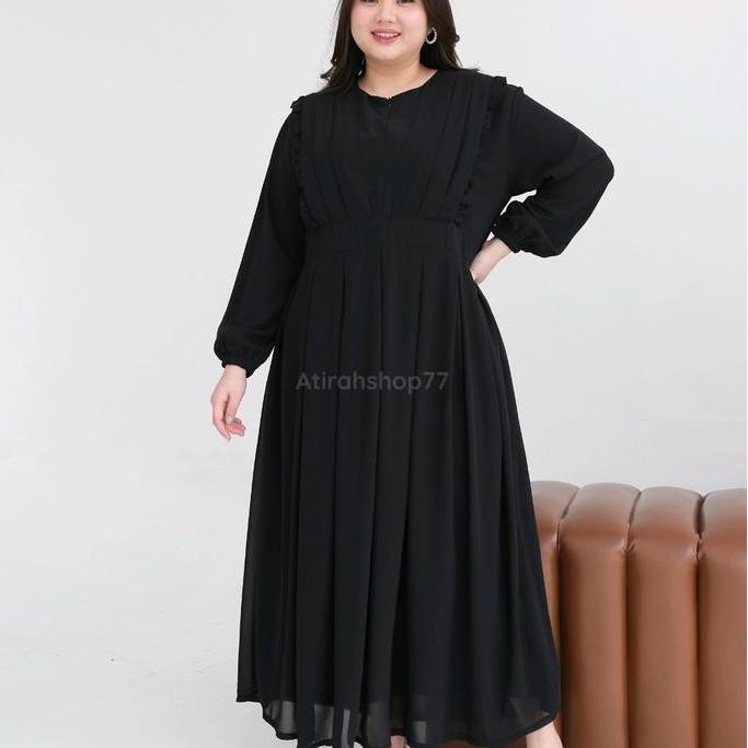 Grosir Gamis Ceruty Jumbo Ld130Cm Ld140Cm Polos