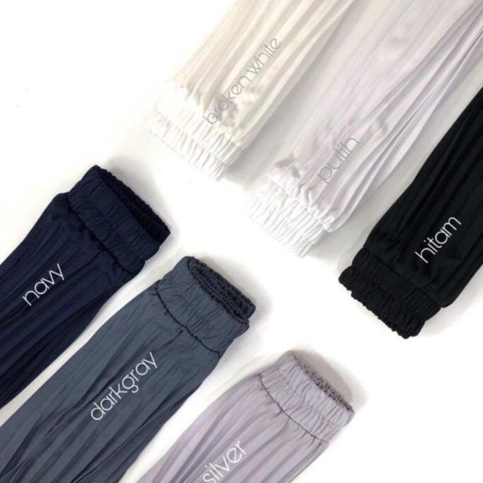 Griloff- Rok Plisket Premium Tebal Polos Panjang Bawahan Wanita