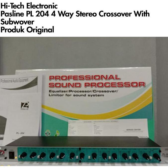 DY112 - Crossover 4 Way Pasline PL-204 PL204 Pasline PL 204 Double Sub