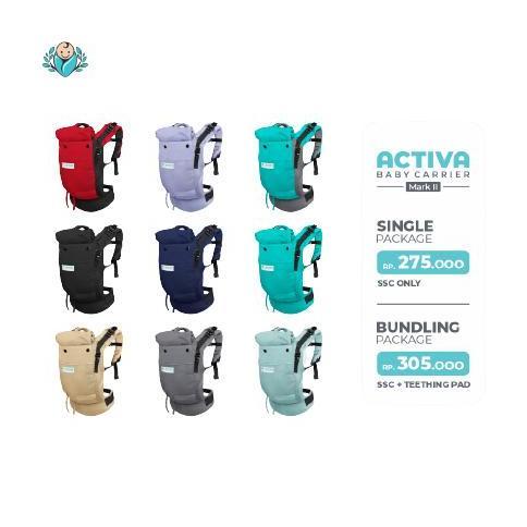 Bayiku Id Activa Gendongan M-Shape Newborn-Toddler SSC Adjustable bukan Hipseat