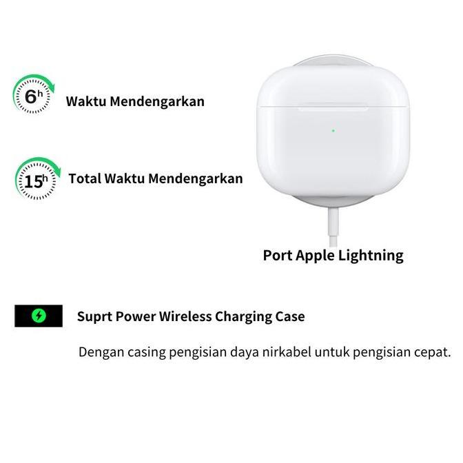 DF77 >> Utech TWS Gen3 Earphone Bluetooth Headset Bluetooth Wireless Earbuds Super Bass dengan Audio