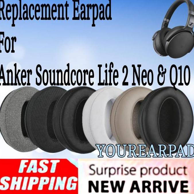 DS375 - Earcup Foam Earpad Cushion Anker Soundcore Life 2 Neo Q10