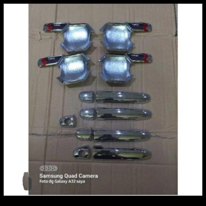 TERMURAH PAKET OUTER COVER HANDLE PINTU CHROME TOYOTA VIOS 