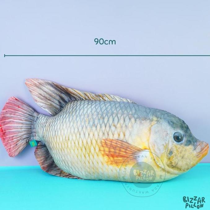 NEW Bizzarpillow Bantal Ikan Gurame Goreng Size XL | Ikan Gurame | Gurame Bakar BZ504