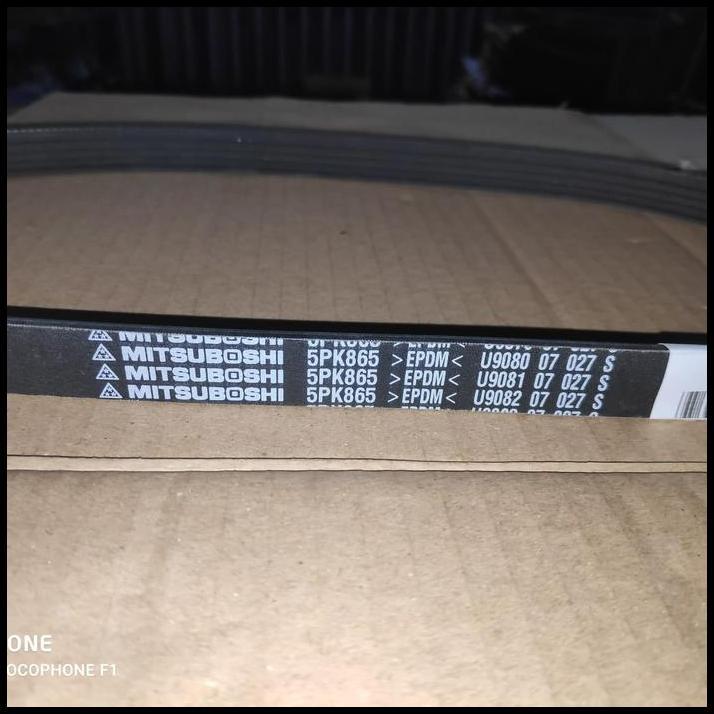 HOT DEAL MITSUBOSHI FAN BELT 5PK865 EPDM TALI KIPAS FANBELT 5PK 865 KIJANG EFI 