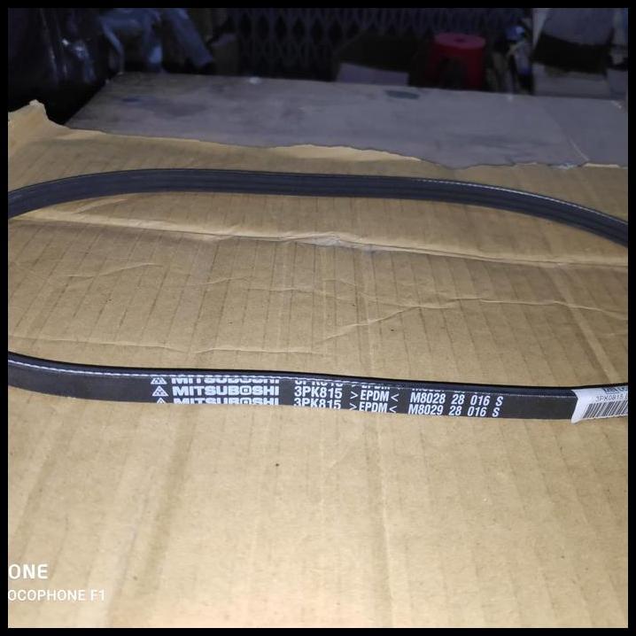 TERBARU MITSUBOSHI FAN BELT 3PK815 EPDM TALI KIPAS FANBELT 3PK 815 ESTEEM 1.3