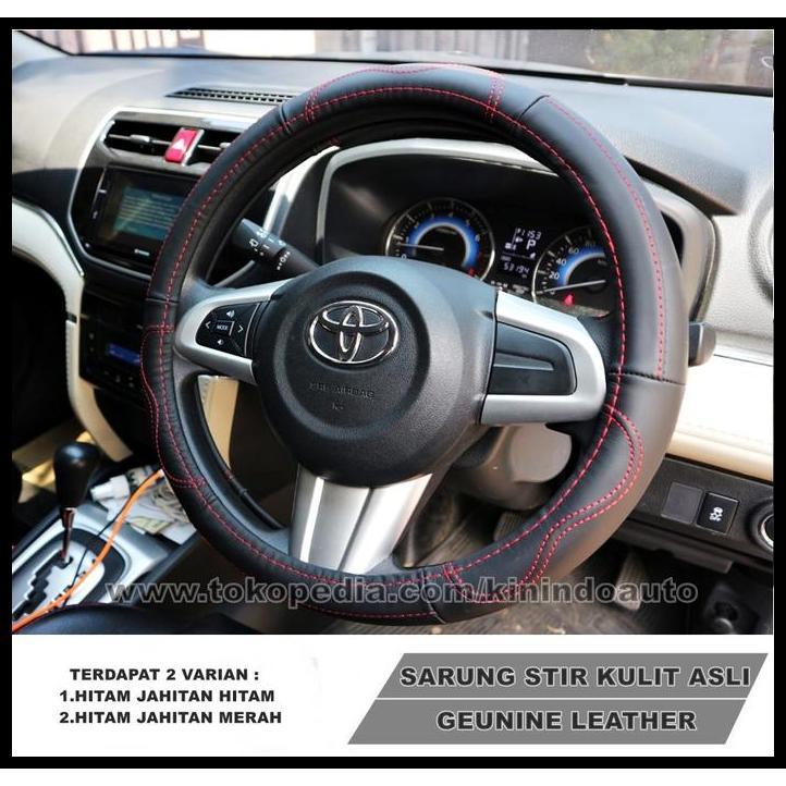 TERLARIS SARUNG STIR / COVER STIR KULIT ASLI UNIVERSAL TOYOTA INNOVA 