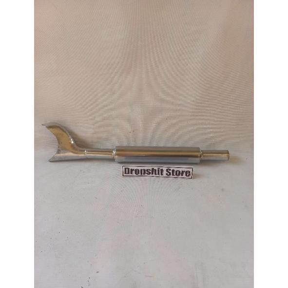 Berkualitas Knalpot Custom Sirip Hiu Knalpot Choper Bobber Knalpot Sirip Hiu