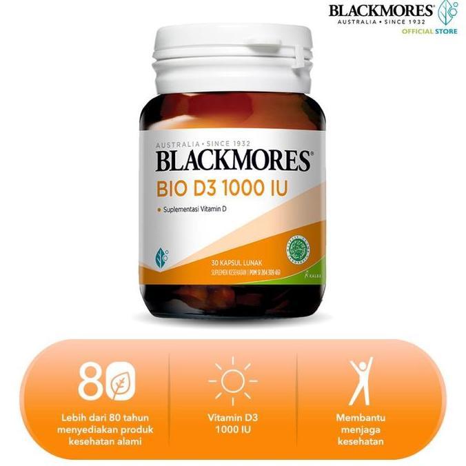 Blackmores Bio D3 1000mg Tinggi Vitamin D (30)