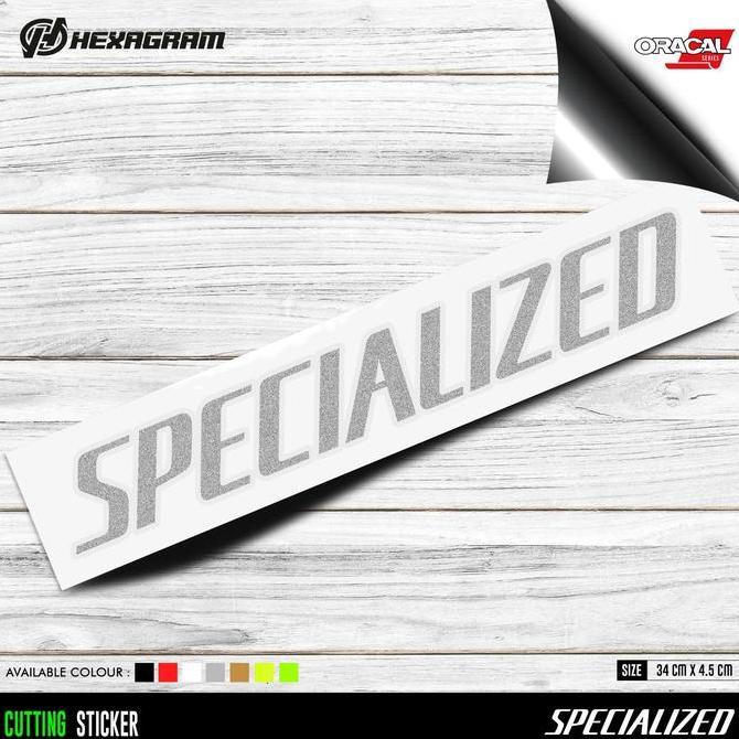 Murah Cutting Sticker Frame Sepeda SPECIALIZED Logo Besar | SPECIALIZED Non COD