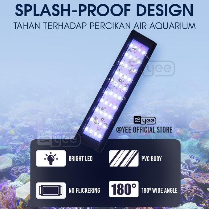 Lampu Aquarium Led/ Lampu Led Aquarium / Lampu Aquarium Jepit / Lampu Aquascape Terlaris