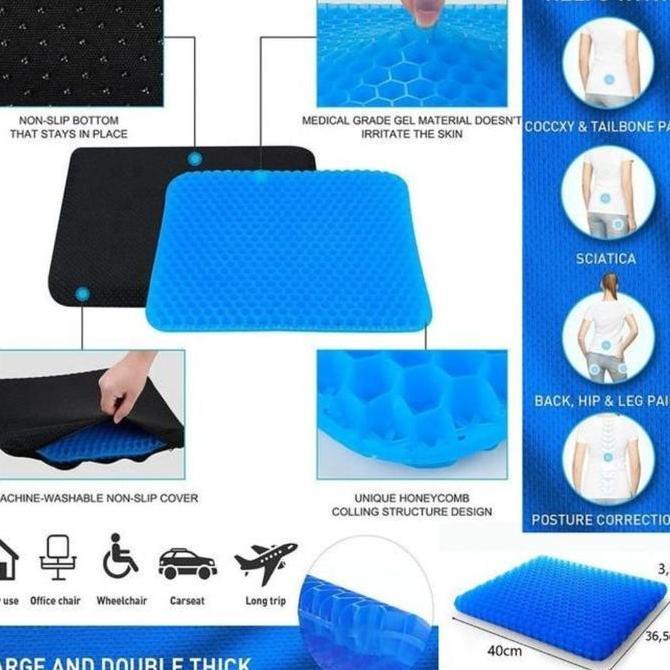 Alas Duduk Silikon Gel Bantal Duduk Kursi Kerja Bantalan Kursi Mobil