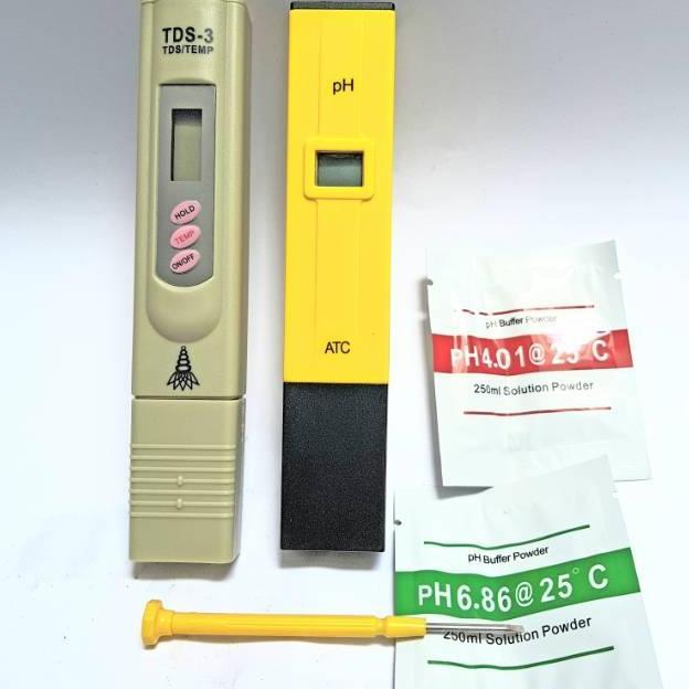 Mepora- Alat Ukur Ph Air Minum Terbaik Digital / Paket Alat Cek Ph Air Dan Tds
