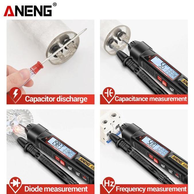Mepora- Aneng A3006 Pen Type Digital Multimeter 4000 Count Tester Zero Fire