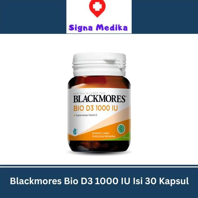Blackmores Bio D3 1000 IU Isi 30 Kapsul - Vitamin D