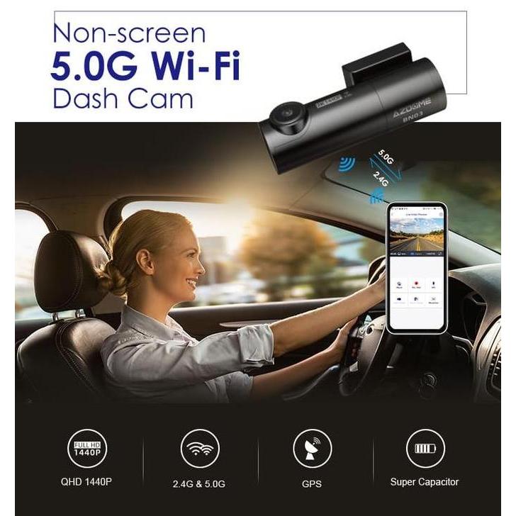 Azdome BN03 WiFi SuperCapacitor Car Dashcam Dash Camera Mobil [terbaik]