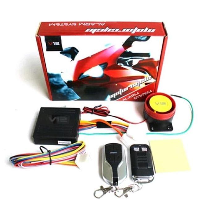 ALARM MOTOR SYSTEM V12 / ALARM REMOTE MOTOR / ALARM KUNCI MOTOR V12 Terlaris