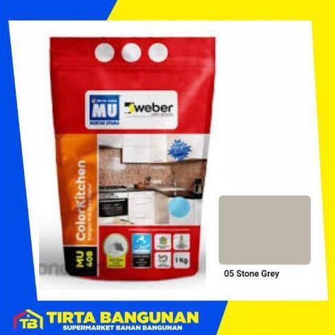 Qnqx- Mu 408 Colorkitchen Pengisi Nat Keramik Granit Area Dapur Semen Nat Perekat  Instan 1 Kg