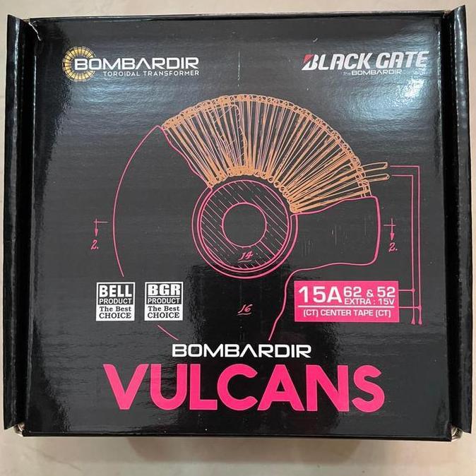 TRAFO DONAT 15A 62V CT VULCANS BOMBARDIR TRAVO TOROID VULCANS BOMBARDI ORIGINAL DAN TERPERCAYA