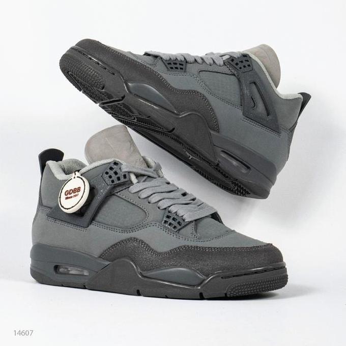 Grosir Sepatu Air Jordan 4 Se Paris Olympics Wet Cement Grey Sneakers Authentic