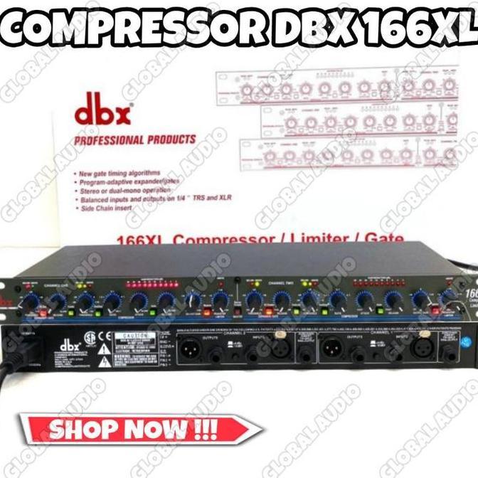 (Allthebest) Compressor Limiter DBX 166XL Grade A COMPRESSOR dbx 166xl Dbx166xl (