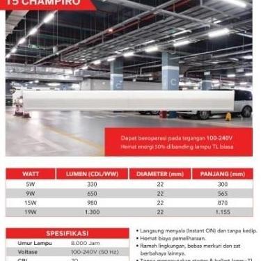 (Allthebest) Lampu Neon T5 LED 19 Watt SURYA