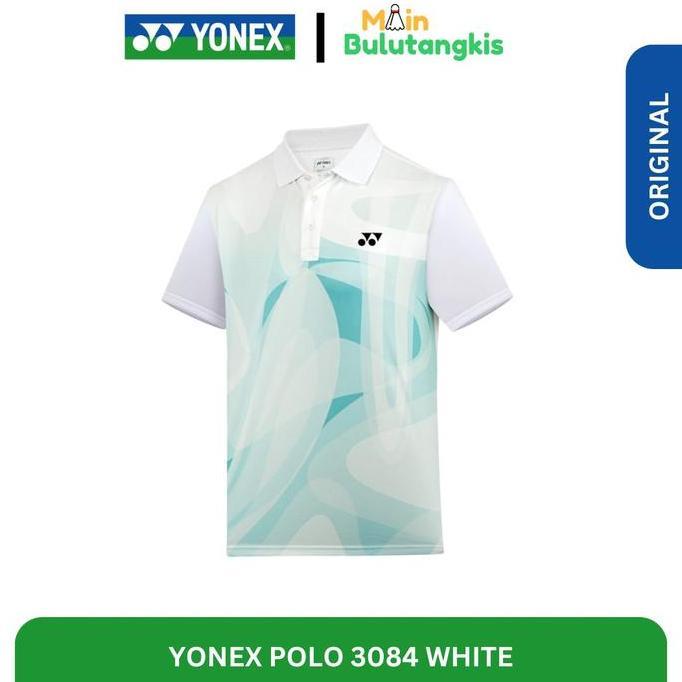 Jersey Polo Badminton Yonex 3084 White Original Terlaris
