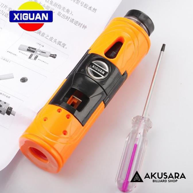 Xiguan Cue Tip Pool Multifunctional Tip Repair Tool Corrector Machine Terlaris