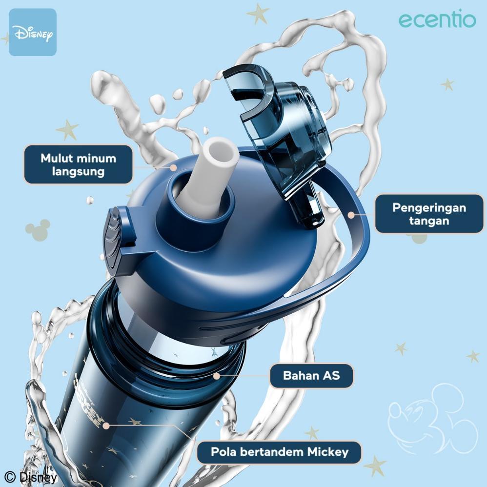 BESTPROMO [Disney] ecentio & Mickey botol minum anak laki laki Food Grade botol minum aesthetic BPA 