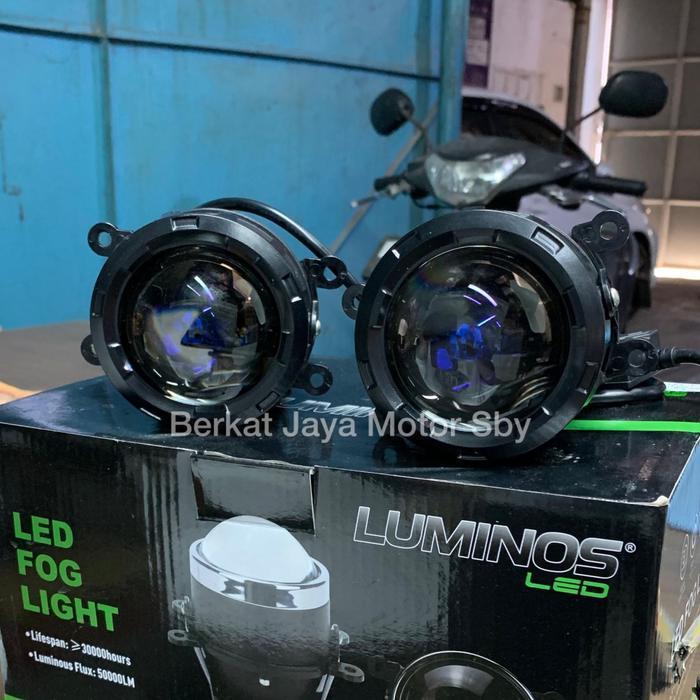 LAMPU LED FOGLAMP LUMINOS 3 WARNA BILED PROJECTOR 3 INCH ORIGINAL