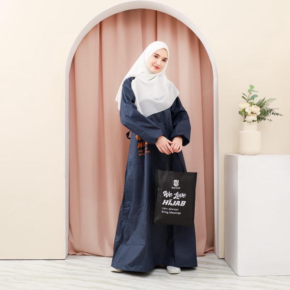 JAS HUJAN HIJAB/JAS HUJAN WANITA /JAS HUJAN GAMIS BY EXTRIME PRODUCT