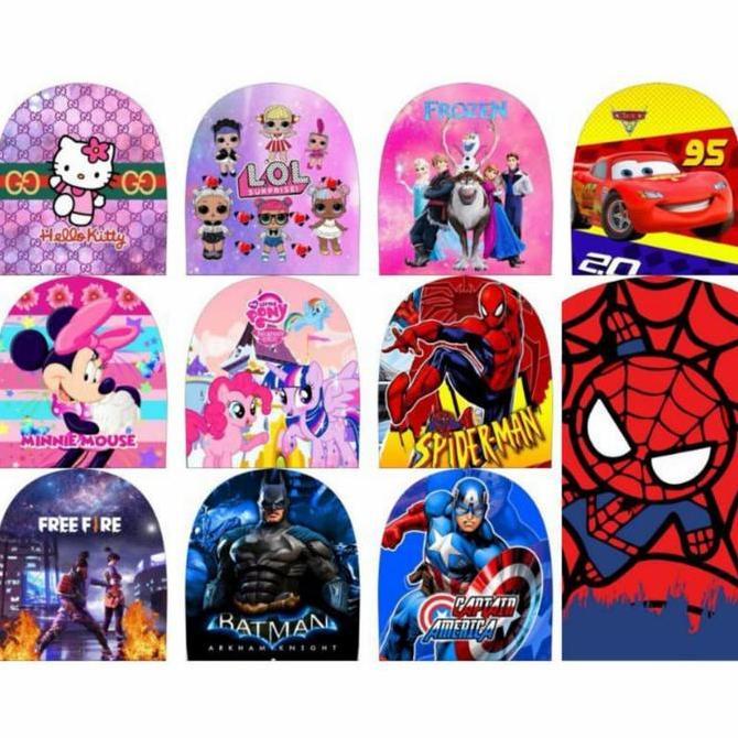 Topi renang anak motif karakter / penutup kepala renang anak motif karakter