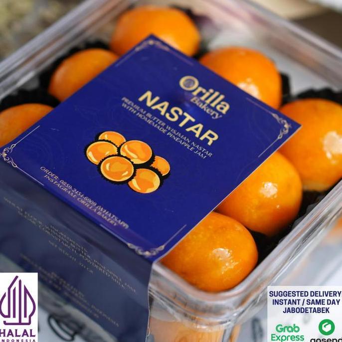 Nastar Glowing Premium Jumbo Orilla Bakery Full Wisman Telur Omega