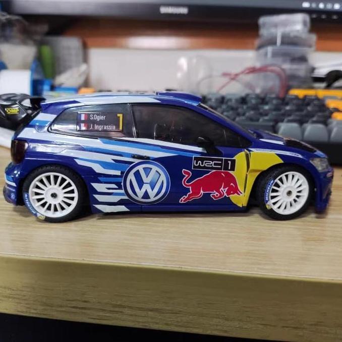 Ldrc 2801 Vw Polo R Decal Sticker Livery & Rear Led Light Rc 1/28