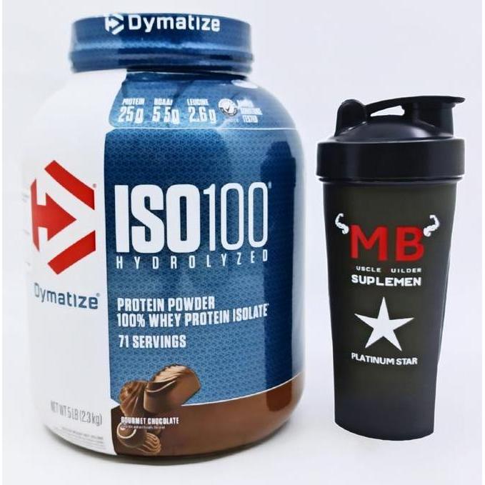Gaskuyy- Iso 100 Dymatize 5 Lbs ( Whey Iso100 5Lbs Lb Isolate Hydrolyzed )